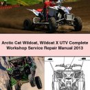 Arctic Cat Wildcat Wildcat X UTV Complete Workshop Service Repair Manual 2013