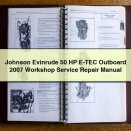 Johnson Evinrude 50 HP E-TEC Outboard 2007 Workshop Service Repair Manual
