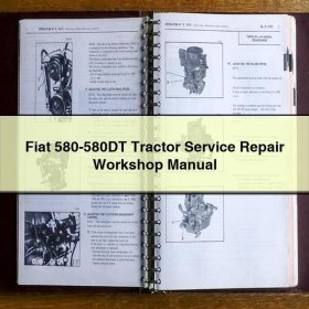 Fiat 580-580DT Tractor Service Repair Workshop Manual