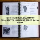 New Holland ROLL-BELTTM 150 ROLL-BELTTM 180 ROUND BALER Service Repair Manual