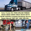 Volvo Trucks VN VHD8 (VNL300 VNM200 VN430 VN630 VN660 VN670 VN730 VN770 VN780 VHD430) Complete Workshop Service Repair Manual 1996-2002