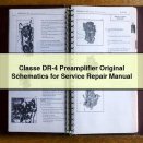 Classe DR-4 Preamplifier Original Schematics for Service Repair Manual