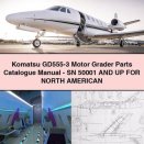 Komatsu GD555-3 Motor Grader Parts Catalogue Manual-SN 50001 And UP For NORTH AMERICAN