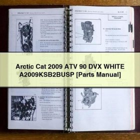 Arctic Cat 2009 ATV 90 DVX WHITE A2009KSB2BUSP [Parts Manual]