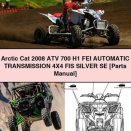 Arctic Cat 2008 ATV 700 H1 FEI Automatic Transmission 4X4 FIS SILVER SE [Parts Manual]