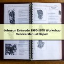 Johnson Evinrude 1965-1978 Workshop Service Manual Repair