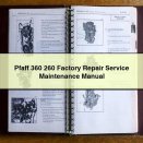 Pfaff 360 260 Factory Repair Service Maintenance Manual
