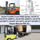 Hyster Forklift Truck P005 Series Repair Manual