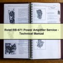 Rotel RB-971 Power Amplifier Service-Technical Manual