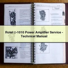 Rotel ΡΒ-1010 Power Amplifier Service-Technical Manual