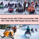 Yamaha Inviter 300 CF300 snowmobile 1986 1987 1988 1989 1990 Service Repair Manual
