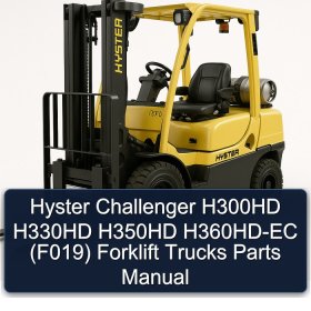 Hyster Challenger H300HD-H360HD-EC Gabelstapler Ersatzteilhandbuch
