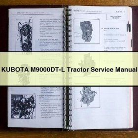 KUBOTA M9000DT-L Traktor Servicehandbuch