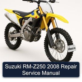 Suzuki RM-Z250 2008 Repair Service Manual