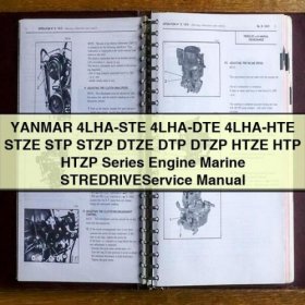 Yanmar 4LHA-STE 4LHA-DTE 4LHA-HTE STZE STP STZP DTZE DTP DTZP HTZE HTP HTZP Series Engine Marine STREDRIVEService Manual PDF Download