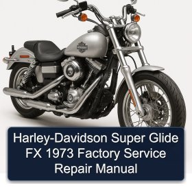 Harley-Davidson Super Glide FX 1973 Factory Service Repair Manual
