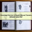Service & Repair Manual Yamaha WR250F 2005