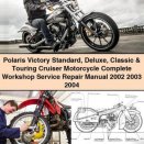 Polaris Victory Cruiser Motorcycle Complete Workshop Service Repair Manual 2002-2004
