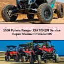 2009 Polaris Ranger 4X4 700 EFI Service Repair Manual 09