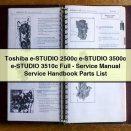 Toshiba e-STUDIO 2500c e-STUDIO 3500c e-STUDIO 3510c Full - Service Manual Service Handbook Parts List PDF Download