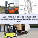Hyster K177 (H45-50-55-60-65XM) Forklift Service Repair Workshop Manual