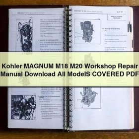 Kohler MAGNUM M18 M20 Workshop Repair Manual All ModelS COVERED