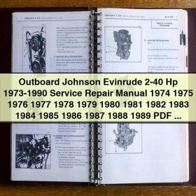 Johnson Evinrude Outboard 2-40 Hp 1973-1990 Service Repair Manual