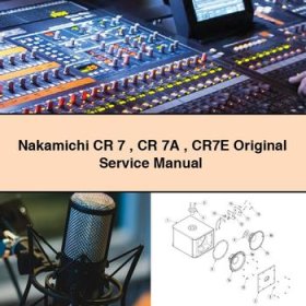 Nakamichi CR 7 CR 7A CR7E Original Service Repair Manual