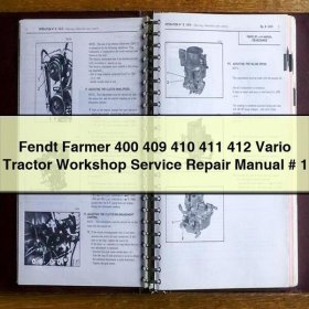 Fendt Farmer 400 409 410 411 412 Vario Tractor Workshop Service Repair Manual # 1