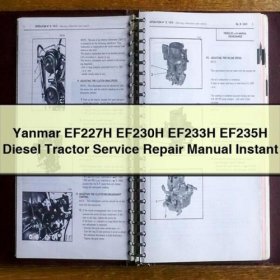 Yanmar EF227H, EF230H, EF233H, EF235H Dieseltraktor Service- und Reparaturhandbuch (PDF)