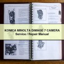 KONICA MINOLTA DiMAGE 7 CAMERA Service/Repair Manual