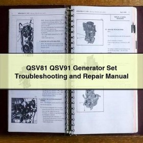 QSV81 QSV91 Generator Set Troubleshooting and Repair Manual