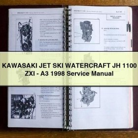 KAWASAKI JET SKI WATERCRAFT JH 1100 ZXI-A3 1998 Service Repair Manual