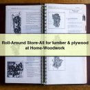 Roll-Around Store-All for lumber & plywood at Home-Woodwork