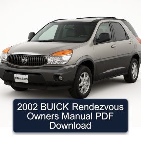 2002 BUICK Rendezvous Owners Manual PDF Download