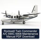 Rockwell Twin Commander A/C 690C 6908 Maintenance Manual PDF Download
