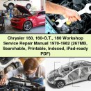 Chrysler 160, 160-G.T., 180 Workshop Service Repair Manual 1970-1982 PDF