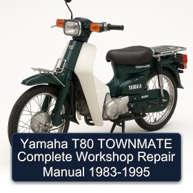 Yamaha T80 TOWNMATE Complete Workshop Repair Manual 1983-1995