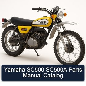 Yamaha SC500 SC500A Parts Manual Catalog