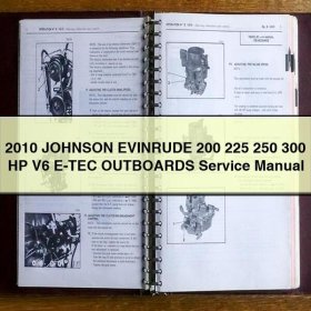 2010 JOHNSON EVINRUDE 200 225 250 300 HP V6 E-TEC OUTBOARDS Service Repair Manual