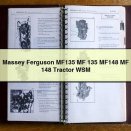 Massey Ferguson MF135 MF 135 MF148 MF 148 Tractor WSM
