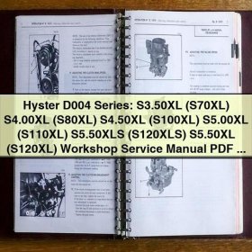 Hyster D004 Series Forklift Workshop Service Repair Manual