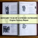 MERCURY 75-90 HP 4 STROKE OUTBOARD Engine Factory Repair
