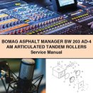 BOMAG ASPHALT MANAGER BW 203 AD-4 AM ARTICULATED TAndEM ROLLERS Service Repair Manual