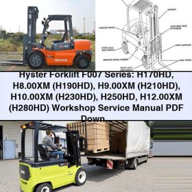 Hyster Forklift F007 Series Workshop Service Repair Manual