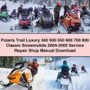 Polaris Trail Luxury 340 500 550 600 700 800 Classic Snowmobile 2004-2005 Service Repair Shop Manual