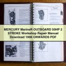 MERCURY Mariner OUTBOARD 50HP 2 STROKE Workshop Repair Manual 1996 ONWARDS