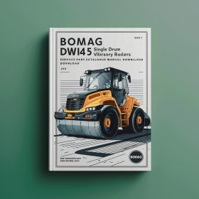 Bomag BW145 DH-3 Single drum vibratory rollers Service Parts Catalogue Manual SN901581481001-901581489999