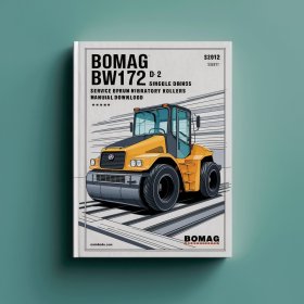 Bomag BW172 D-2(2A)Single drum vibratory rollers Service Parts Catalogue Manual SN101520610101-101520611054