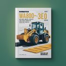 Komatsu WA800-3E0 WA900-3E0 Wheel Loader Factory Service and Repair Workshop Manual